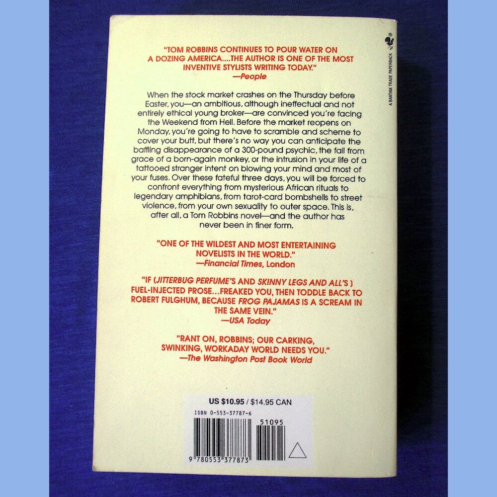 Book: Half Asleep in Frog Pajamas by Tom Robbins - Picture 8 of 8